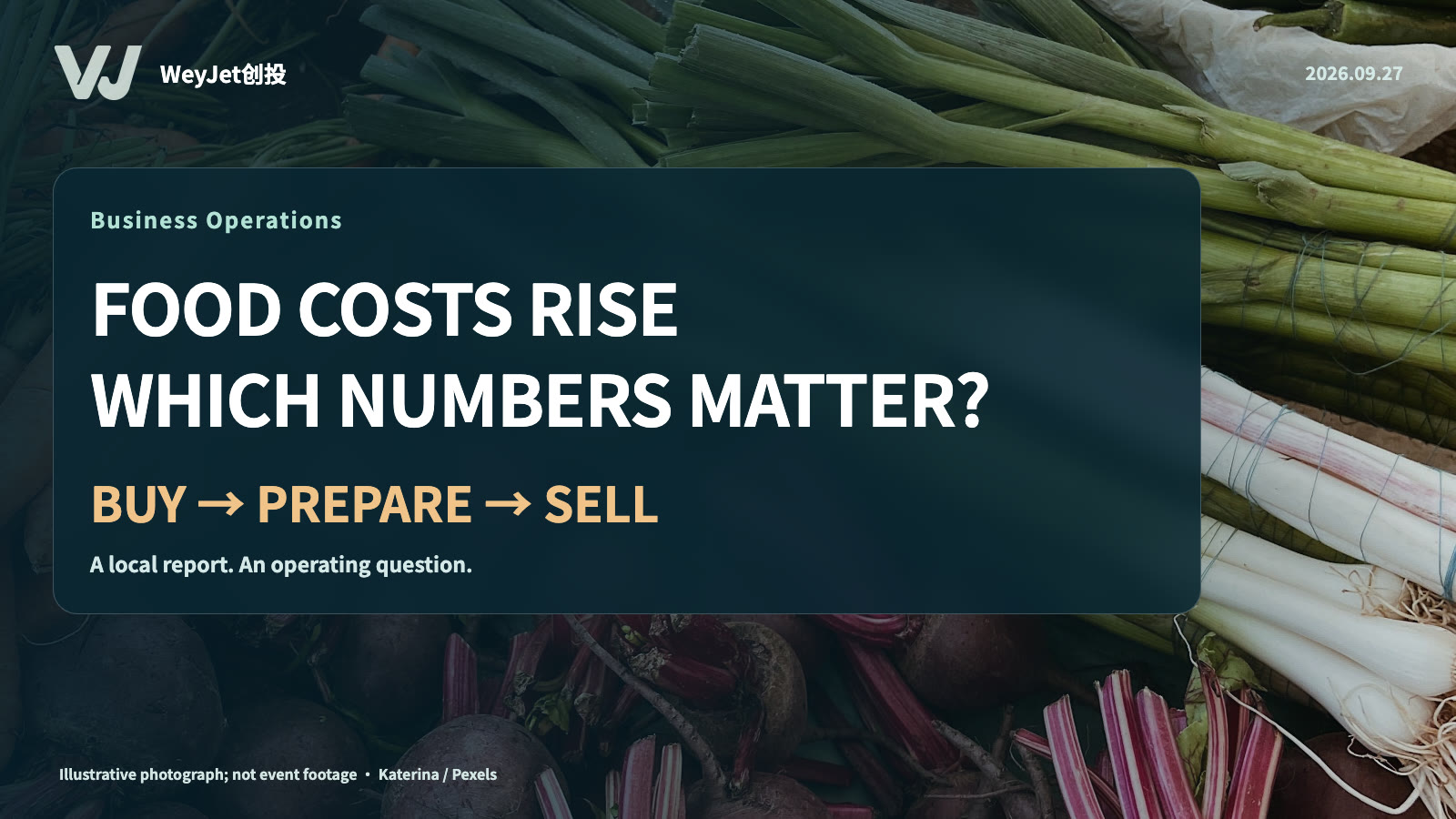 Rising Food Costs in Ho Chi Minh City: Which Numbers Should Restaurants Check First? — illustrative image and editorial title